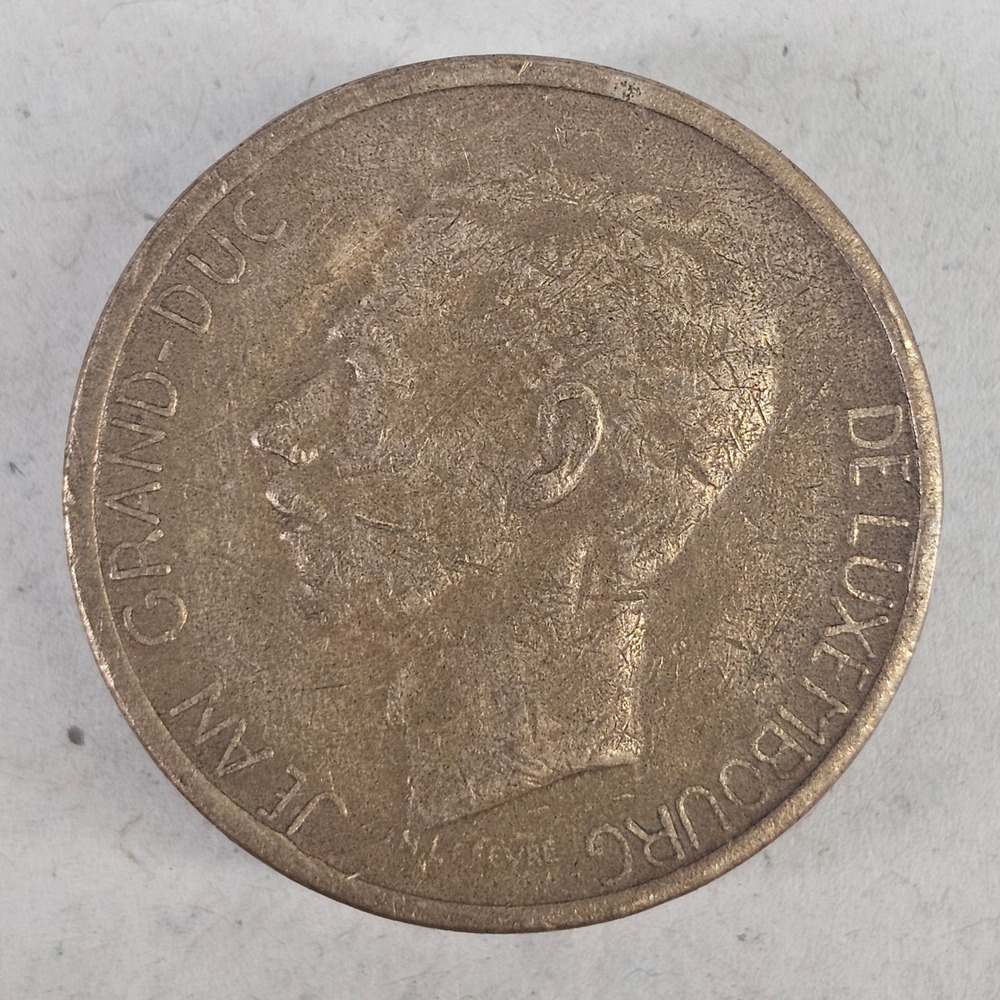 Luxembourg 20 Francs Coin 1981 Jean Grand-Duc Bronze-Nickel